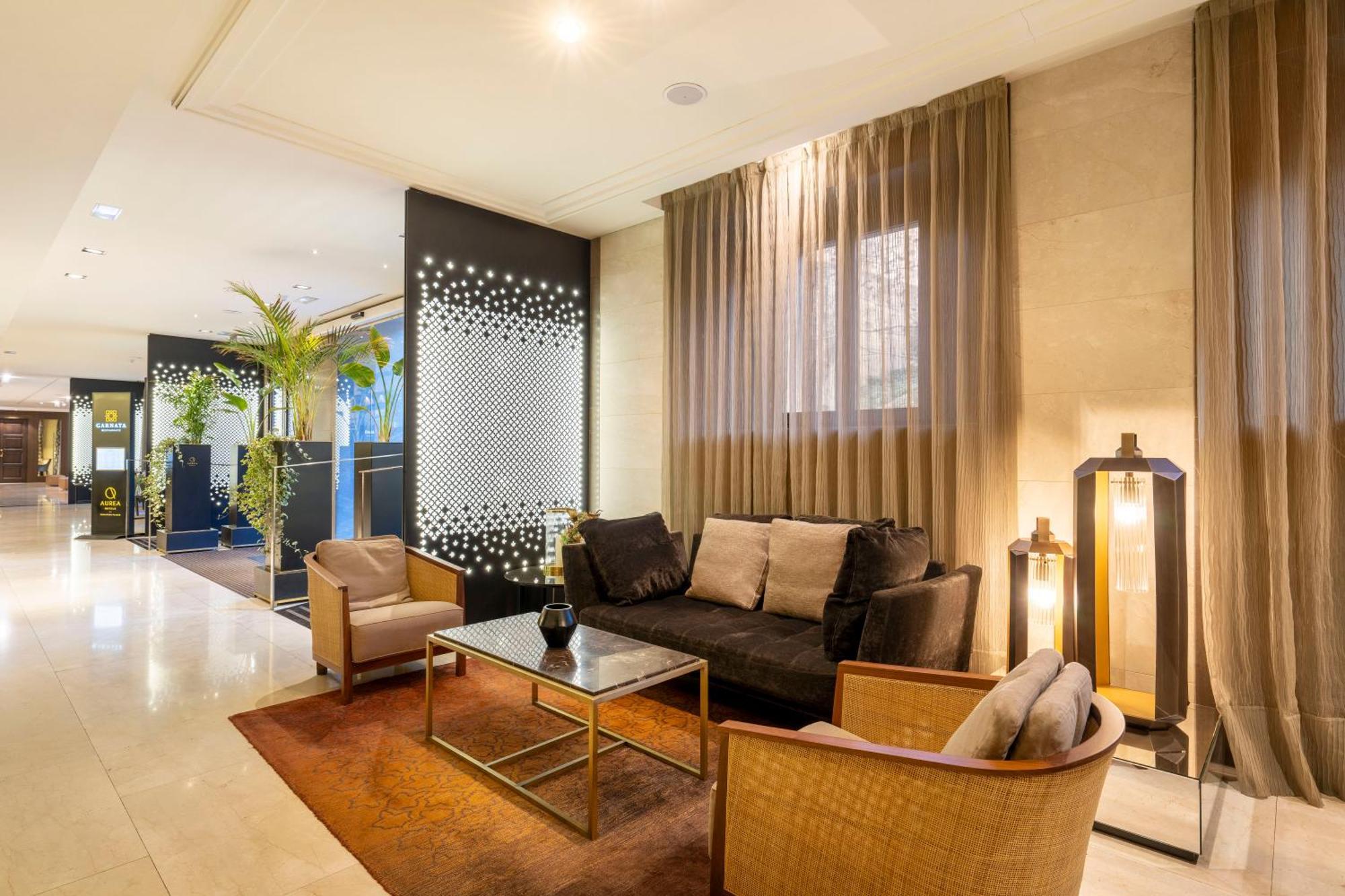 Aurea Washington Irving By Eurostars Hotel Company Granada Kültér fotó The lobby of the hotel